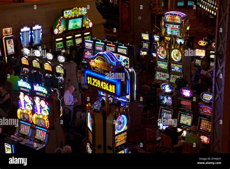 Slot Machines At Paris Las Vegas Casino .